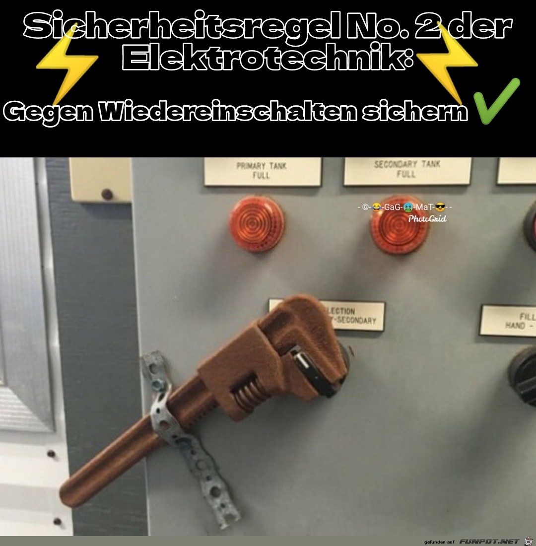 Sicherheitsregel No. 2 Sicherheitsregel No. 2