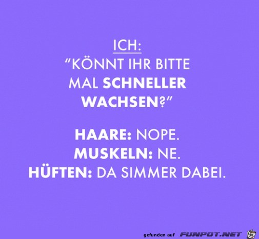 Schneller wachsen Schneller wachsen