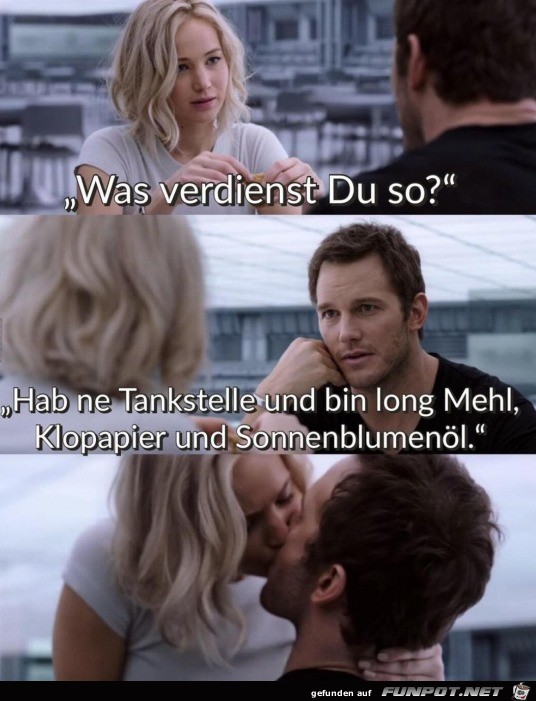 Was verdienst du? Was verdienst du?