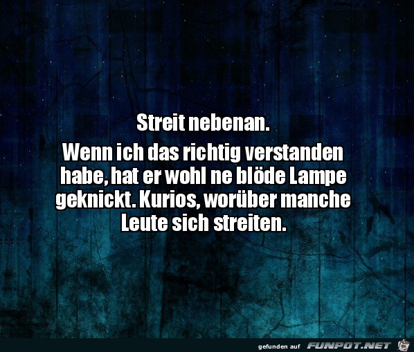 Streit nebenan