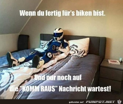 Fertig zum Biken Fertig zum Biken