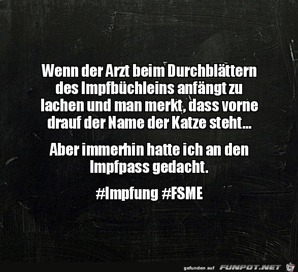 Falsches Impfbuch dabei Falsches Impfbuch dabei