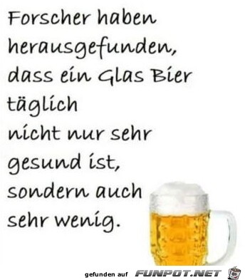 wenig Bier wenig Bier
