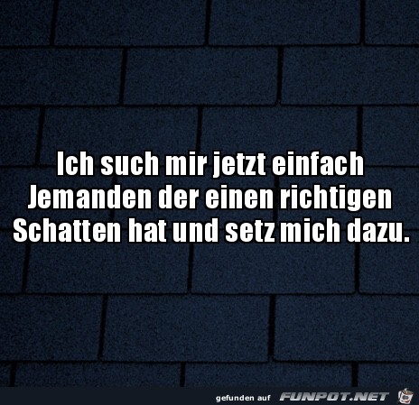 schattiges Pltzchen