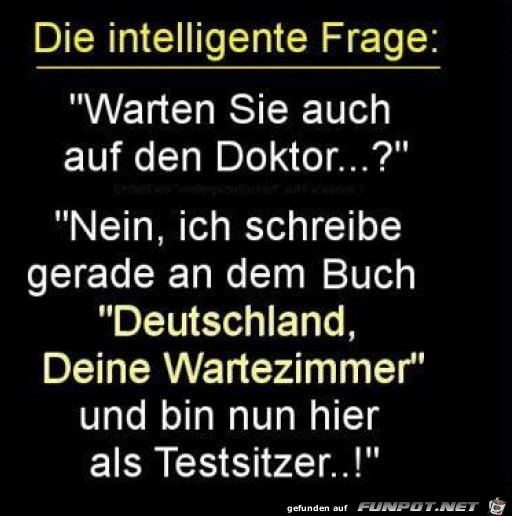 Intelligente Frage Intelligente Frage