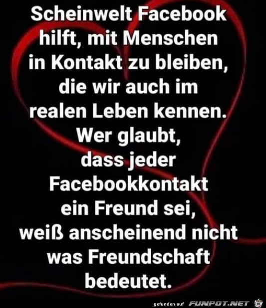 Facebook-Scheinwelt Facebook-Scheinwelt