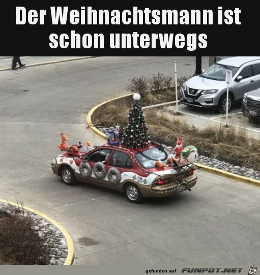 Weihnachtsmann ist unterwegs Weihnachtsmann ist unterwegs