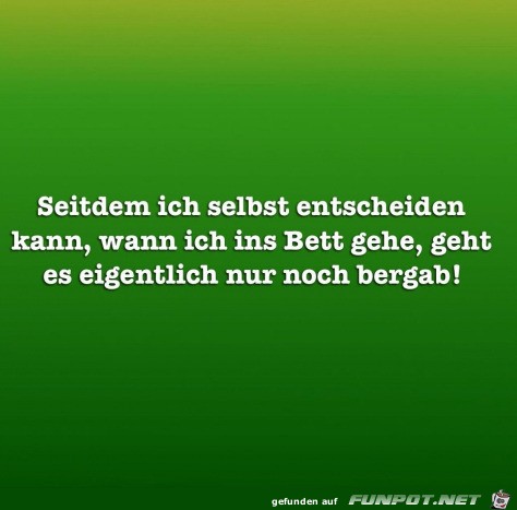 Seitdem geht es abwrts