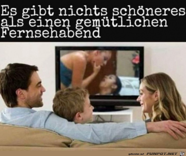 Gemtlicher Fernsehabend