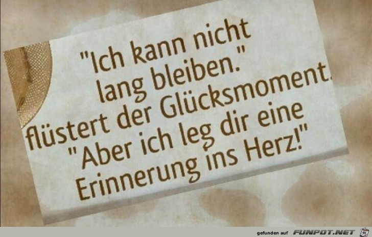 Eine Erinnerung