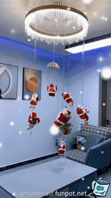 Lustige Weihnachtsmänner Lustige Weihnachtsmänner