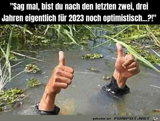 Bist du optimistisch?