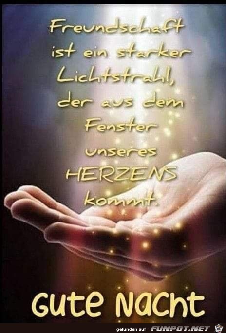 Freundschaft ist ein starker Strahl
