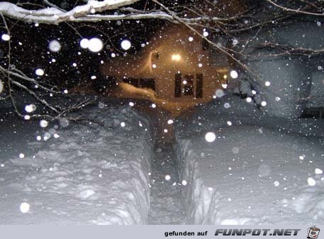 Sehr viel Schnee