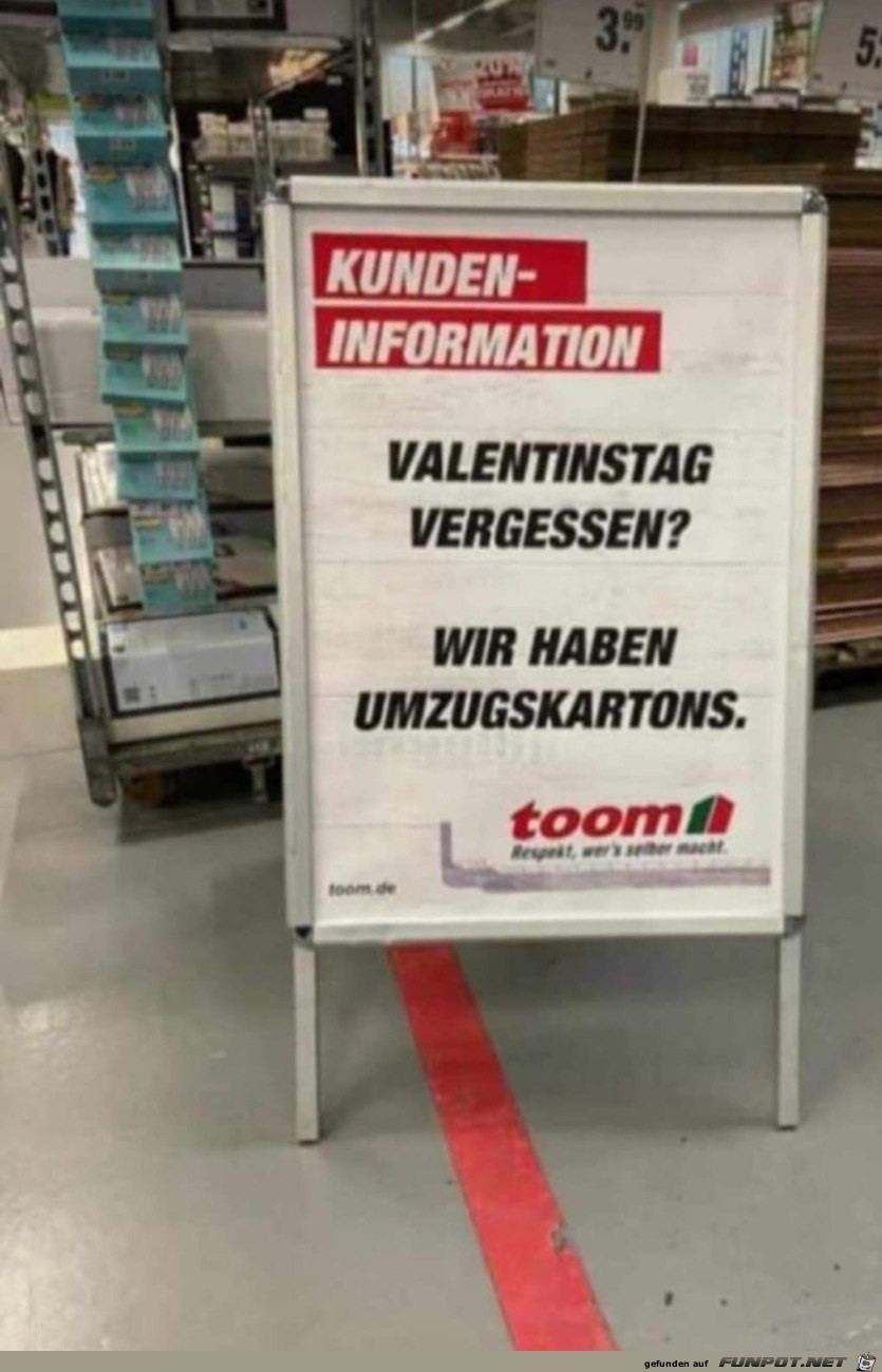 Valentinstag vergessen? Valentinstag vergessen?