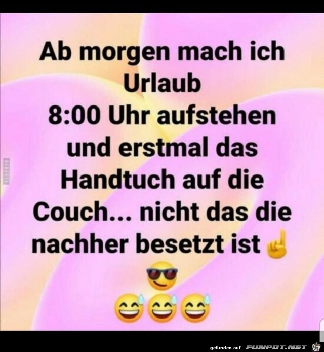 Ab morgen Ab morgen
