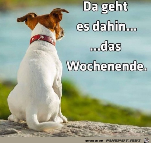 Das Wochenende geht dahin Das Wochenende geht dahin