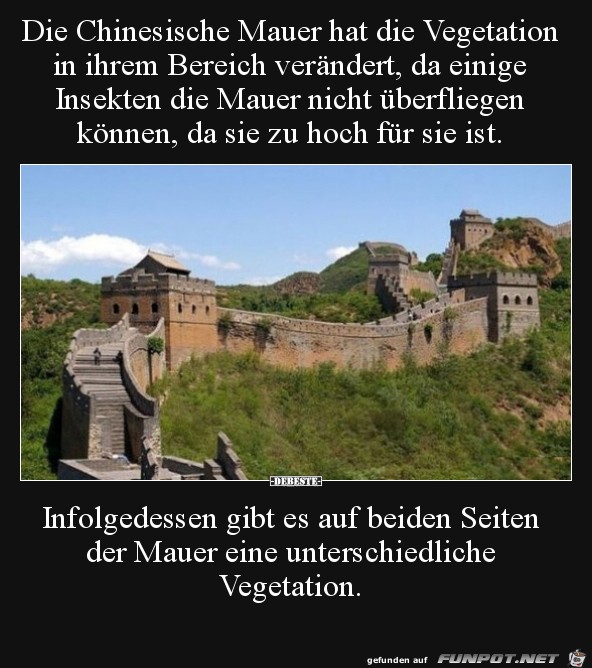 Die chinesische Mauer Die chinesische Mauer