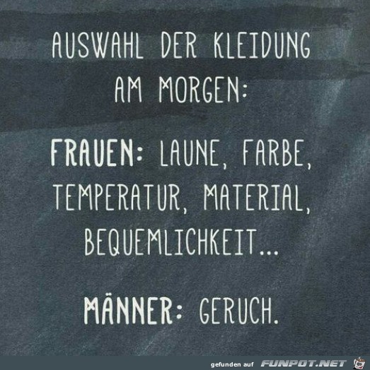 Kleidung auswählen Kleidung auswählen