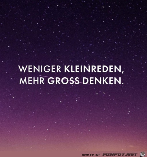 Gross denken Gross denken