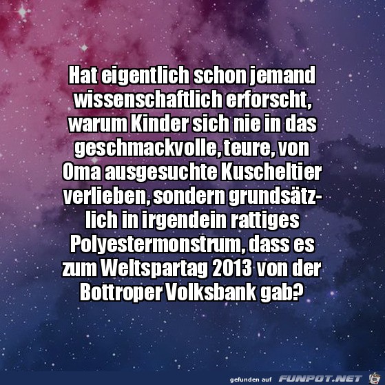 Berechtigte Frage