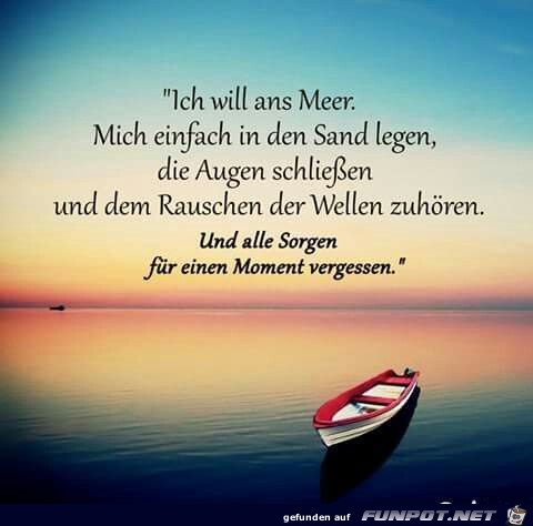 Ich will ans Meer Ich will ans Meer