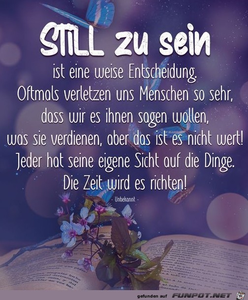 Still zu sein Still zu sein