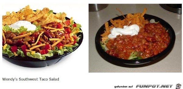 Werbung Fastfood vs Realitaet 3 Werbung Fastfood vs Realitaet 3