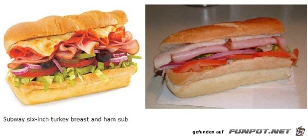 Werbung Fastfood vs Realitaet 5 Werbung Fastfood vs Realitaet 5