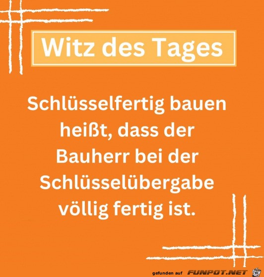Witz des Tages
