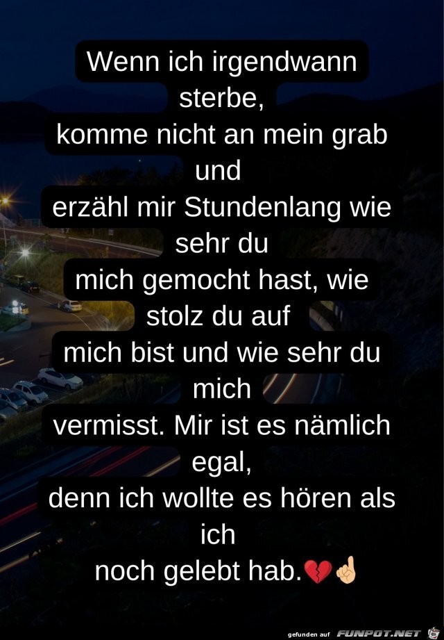 Wenn ich
