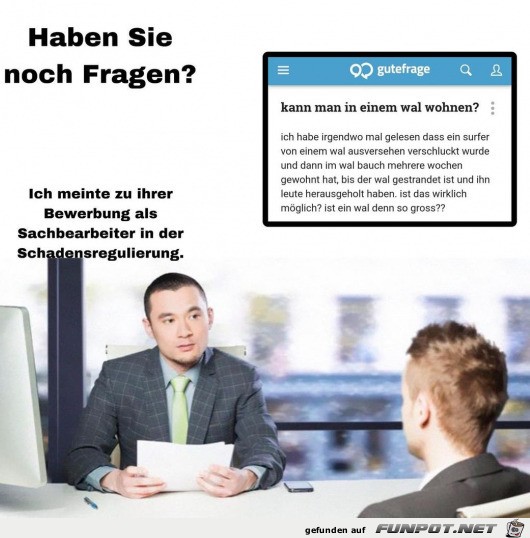Tolle Frage