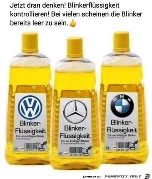 Blinkerflüssigkeit kontrollieren Blinkerflüssigkeit kontrollieren