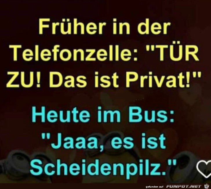 Früher und heute Früher und heute