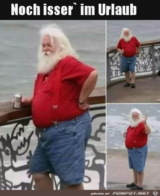 Noch ist er im Urlaub Noch ist er im Urlaub