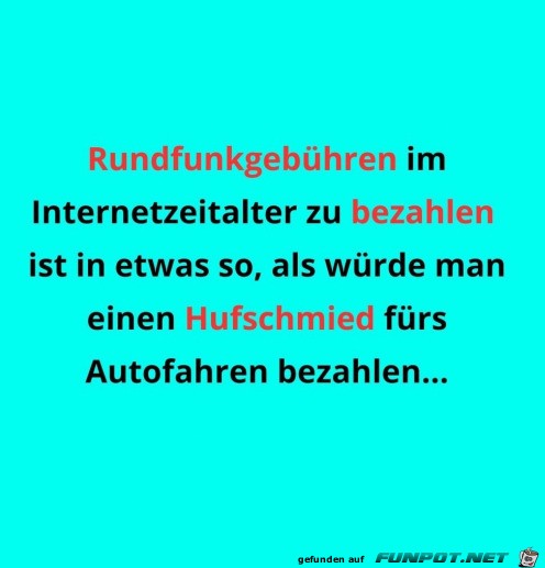 Rundfunkgebhren