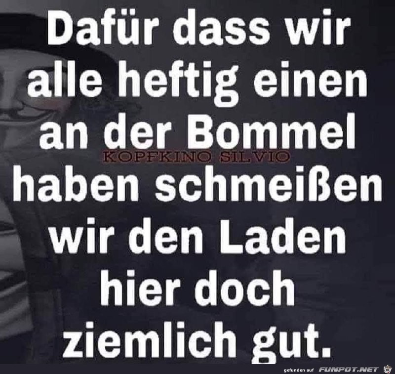 Einen an der Bommel haben Einen an der Bommel haben