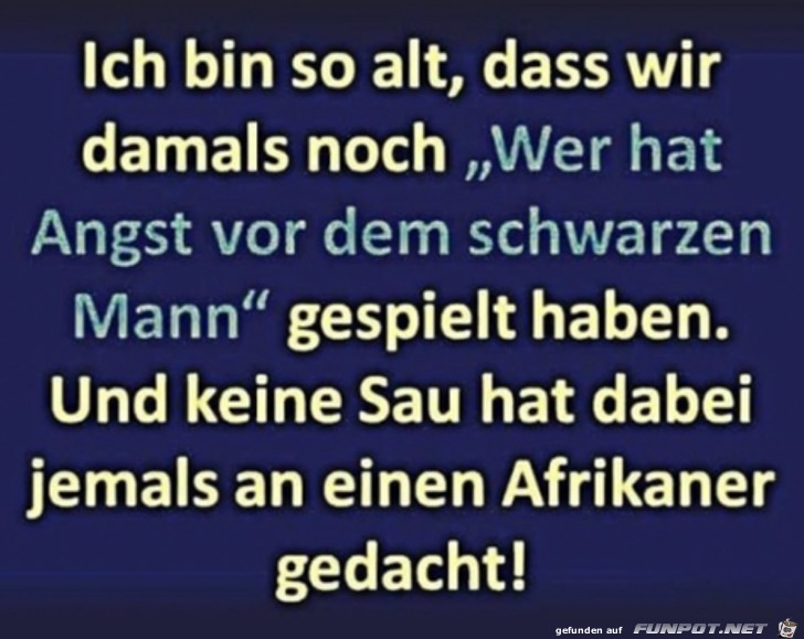 Genau so ist es Genau so ist es