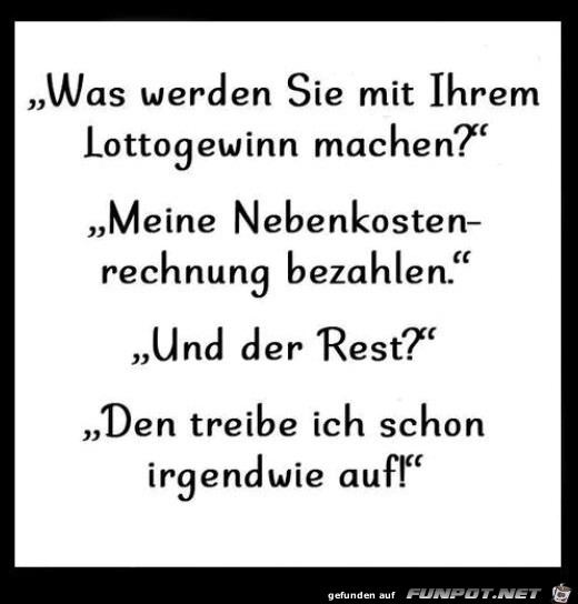 Lottogewinn