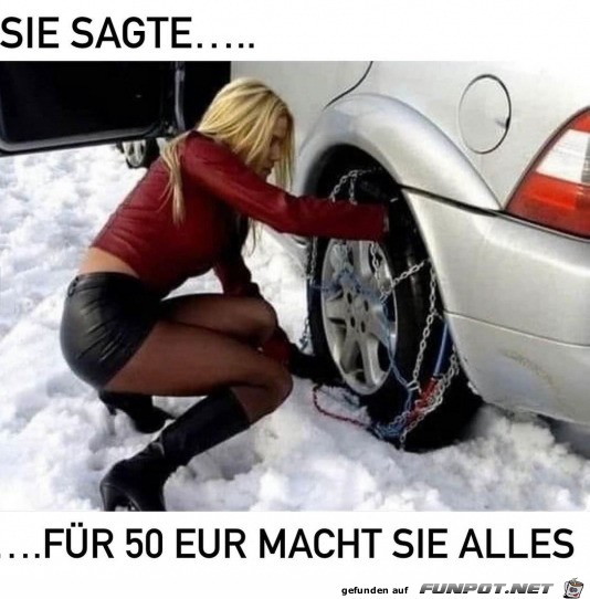 Sie macht alles hat sie gesagt Sie macht alles hat sie gesagt