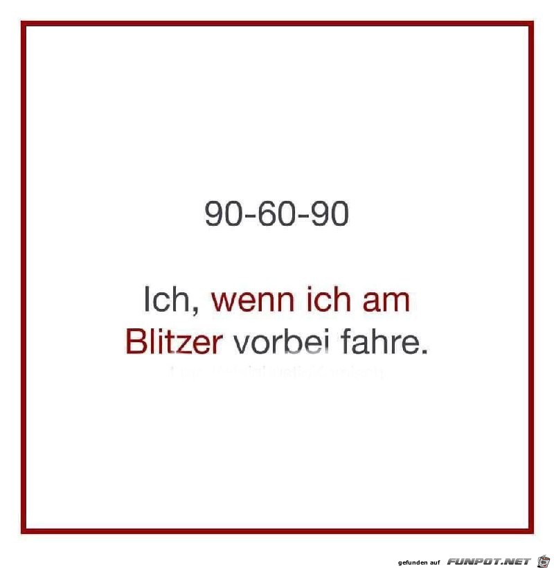 Wann ich am Blitzer vorbeifahre