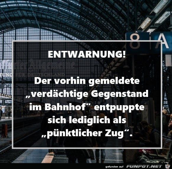 Entwarnung