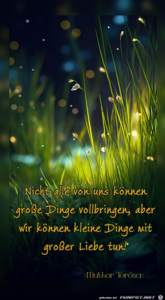 Nicht alle von uns große Dinge vollbringen Nicht alle von uns große Dinge vollbringen