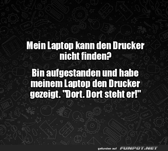 Laptop findet Drucker nicht Laptop findet Drucker nicht