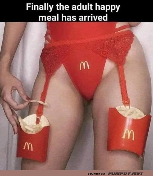Happy Meal für Erwachsene Happy Meal für Erwachsene