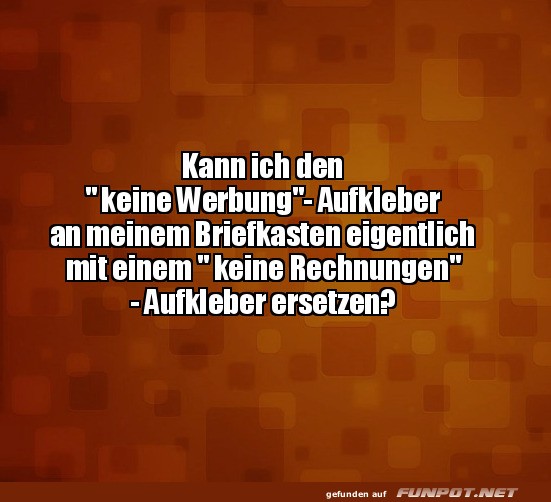 Keine Rechnungen Keine Rechnungen