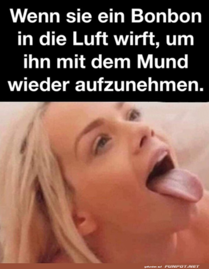 Bonbon auffangen Bonbon auffangen
