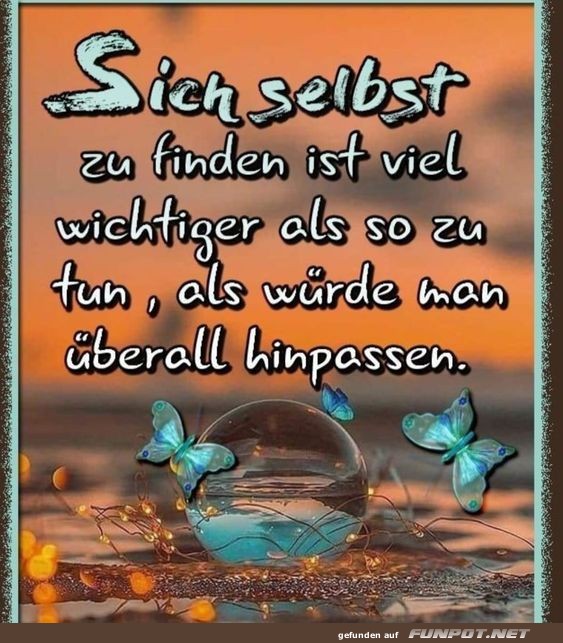 Sich selbst finden Sich selbst finden