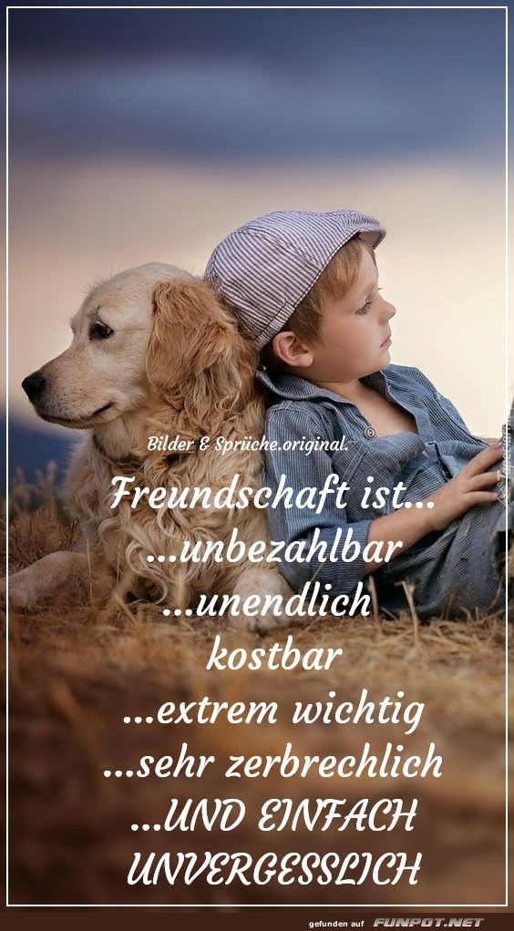 Freundschaft ist unbezahlbar Freundschaft ist unbezahlbar
