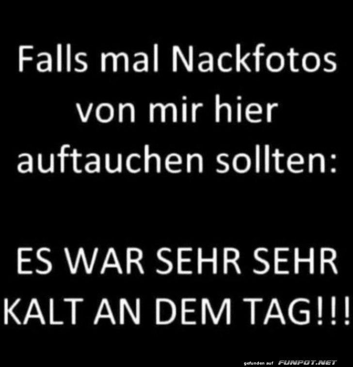 Es war ein kalter Tag